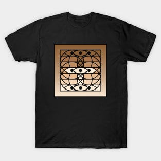 Doc Labs - Third Eye / Awakening (Geometric Art / Meditation / Yoga) - Version 4 - (Brown) T-Shirt